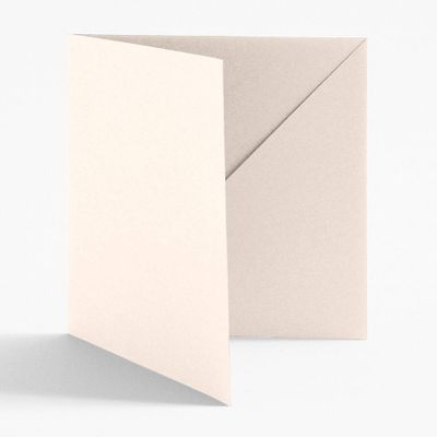 5.5" Square Luxe Cream Diagonal Folders