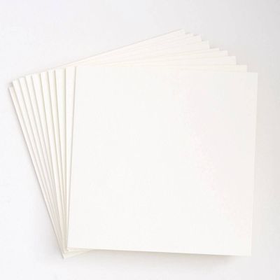 Luxe White Diagonal Folder