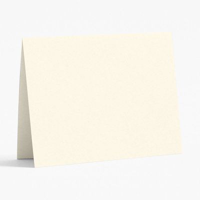 A2 Luxe White Folded Cards