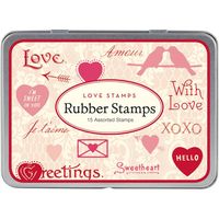 Love Rubber Stamp Set