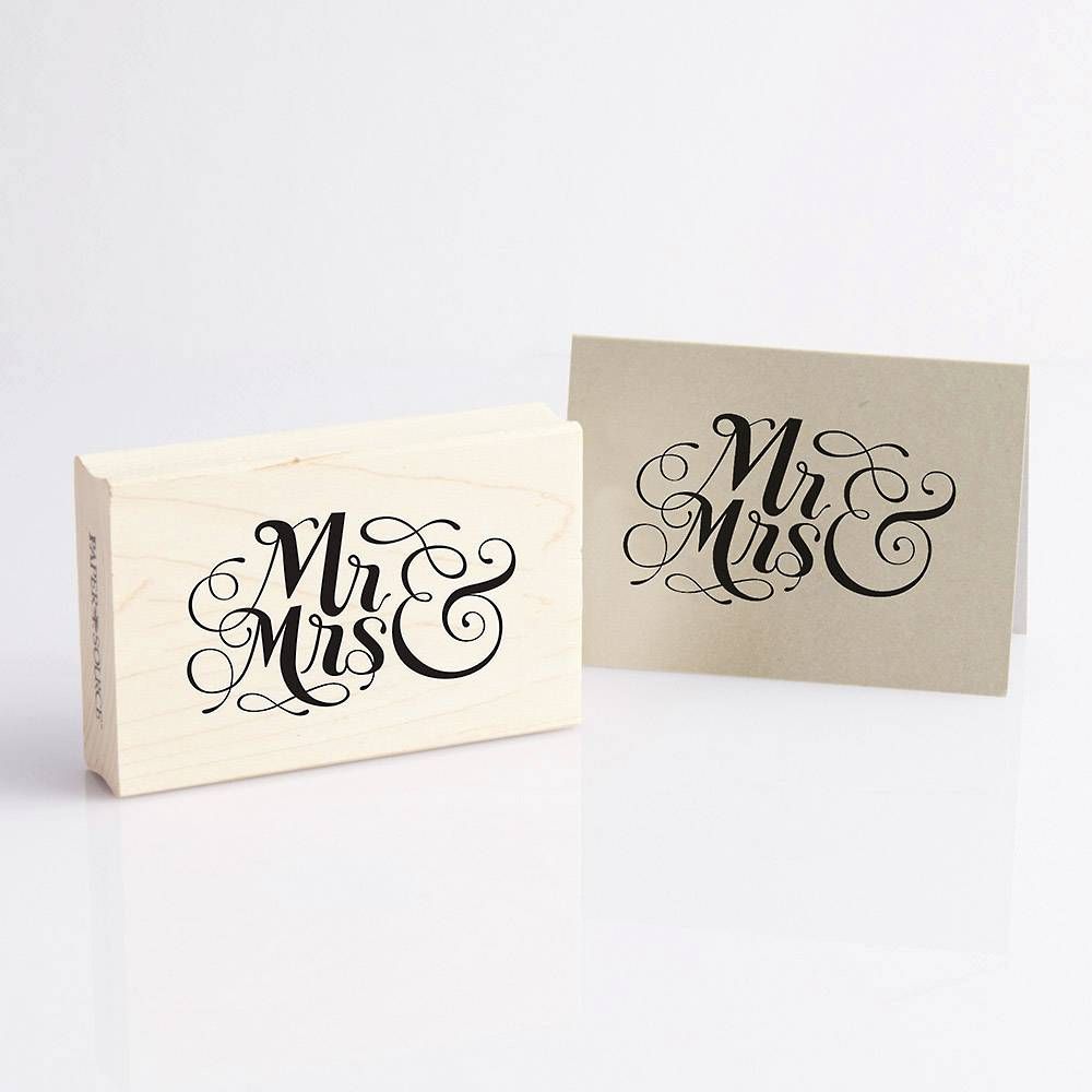 Mr & Mrs Rubber Stamp