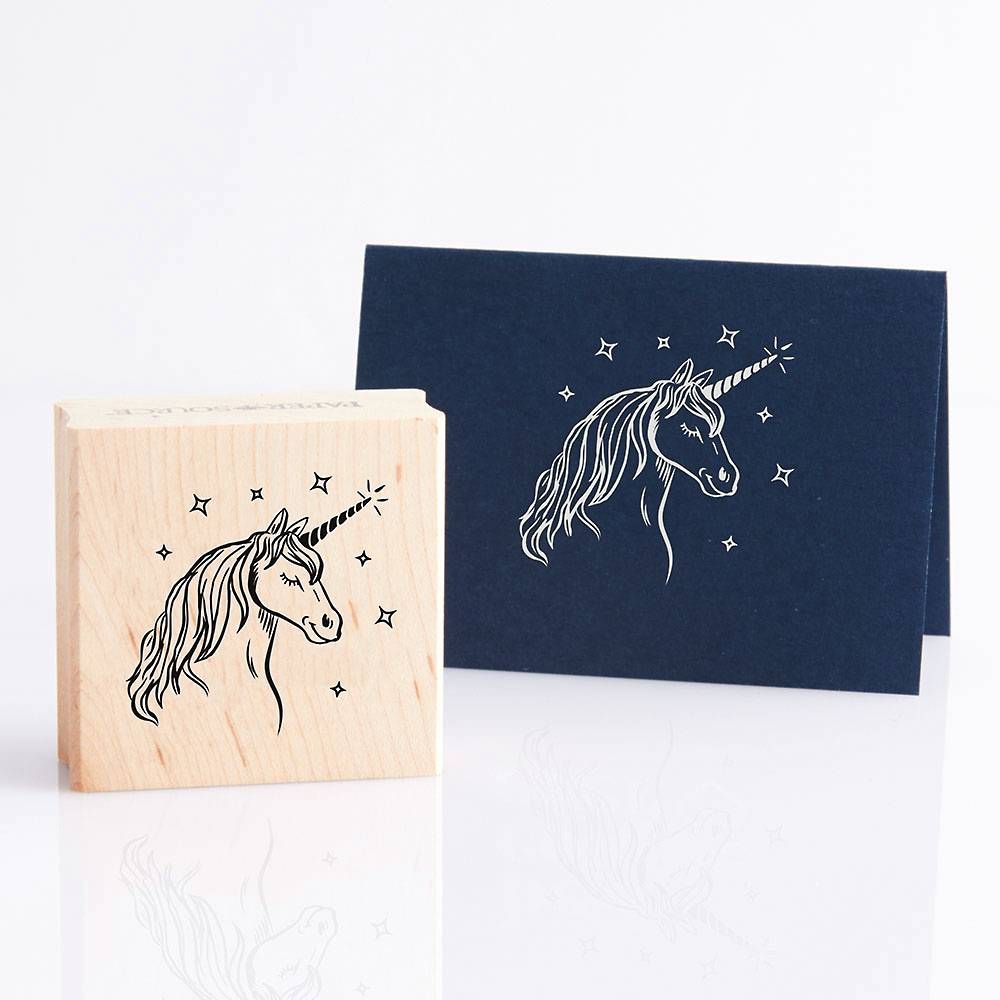 Unicorn Rubber Stamp