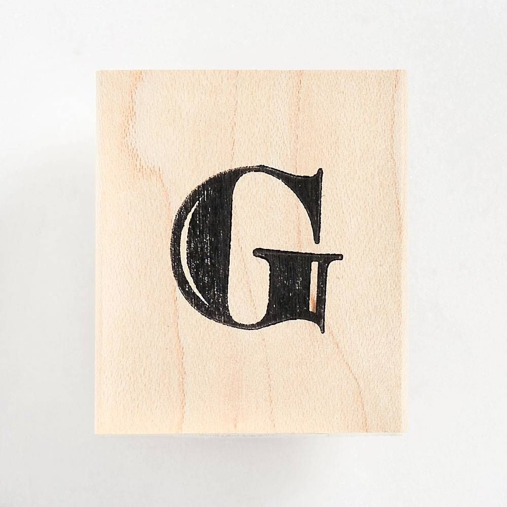 Monogram Rubber Stamp