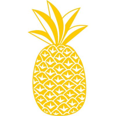 Pineapple Rubber Stamp