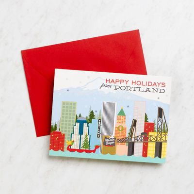 Happy Holidays From Portland Stationery Set