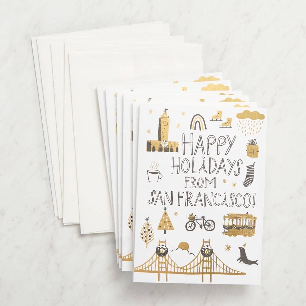 San Francisco Holiday Card Set