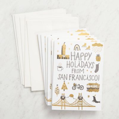 San Francisco Holiday Card Set