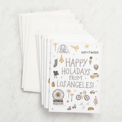 LA Holiday Card Set