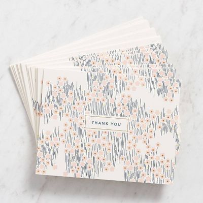 Bitsy Floral Thank You Card Set