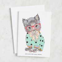 Cats Meow Greeting Card