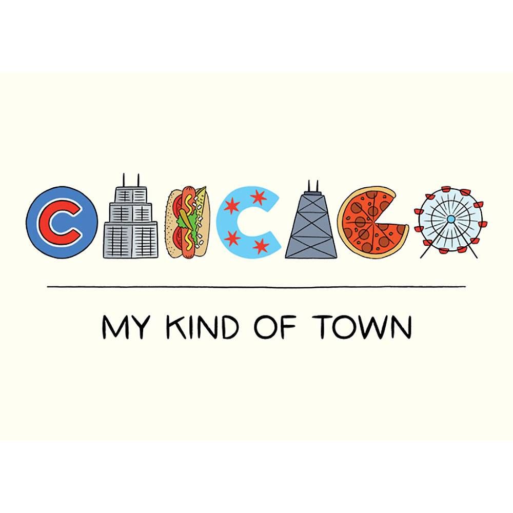 Chicago Icons Greeting Card