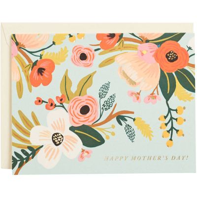 Mint Mother's Day Card