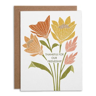 Thankful For Your Friendship Greeting Card
