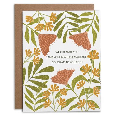 Beautiful Marriage Haiku Wedding Card