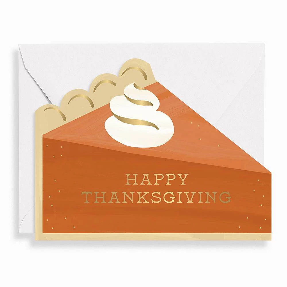 Pumpkin Pie Thanksgiving Card