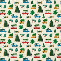 Christmas Tree Lot Stone Wrapping Paper