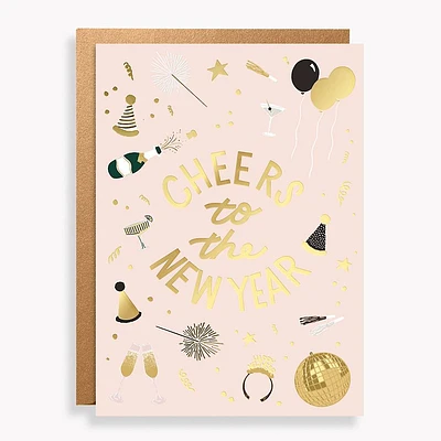 Cheers To The New Year Card