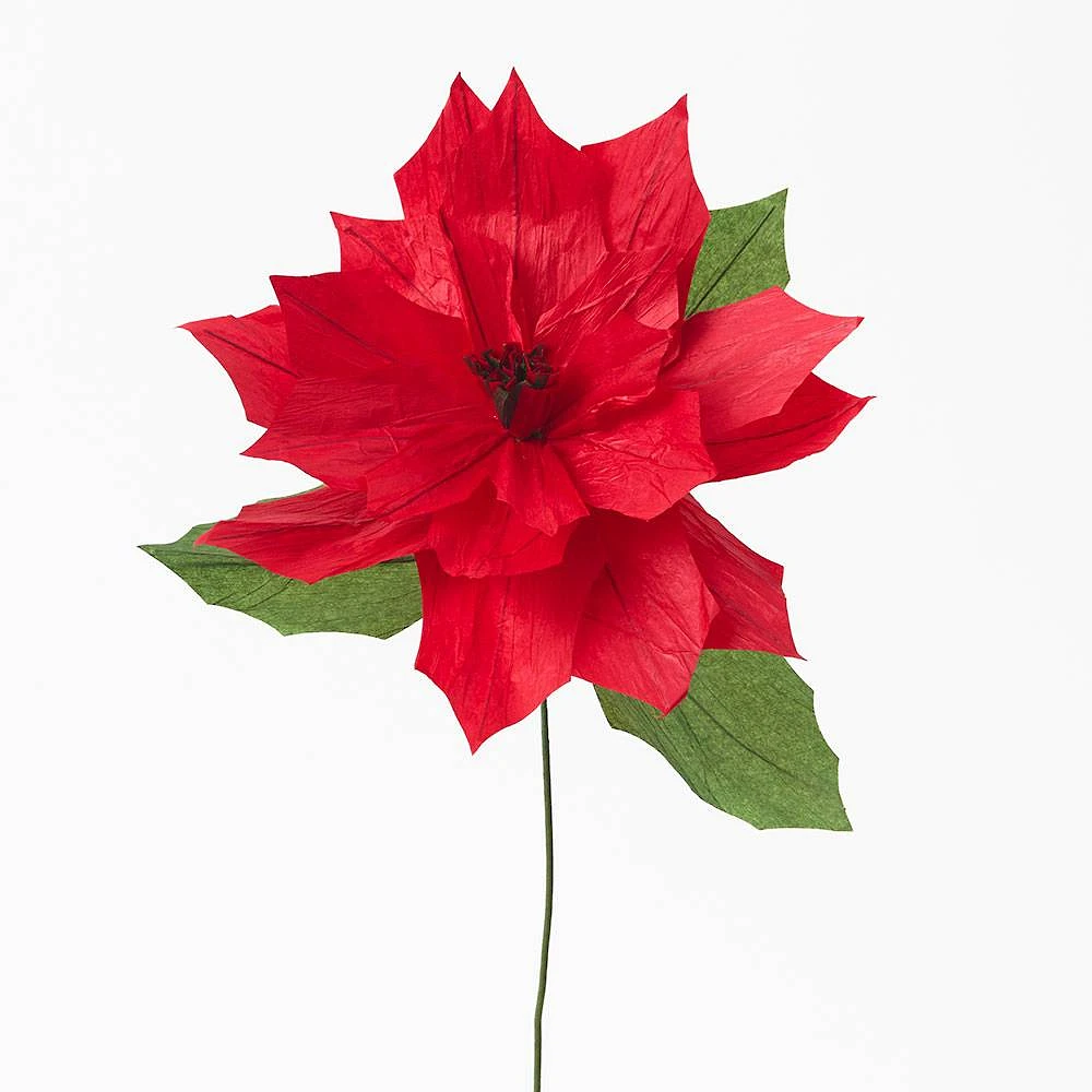 Poinsettia Paper Flower