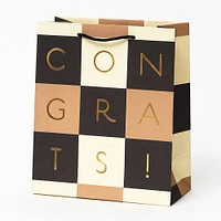 Congrats Check Medium Gift Bag