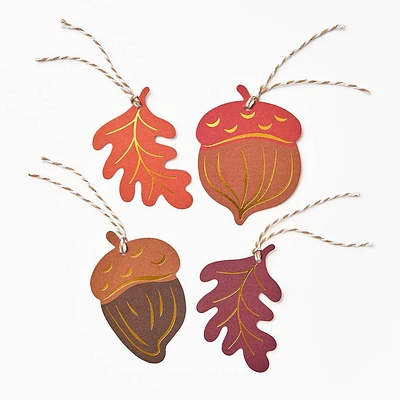 Acorns & Leaves Gift Tags