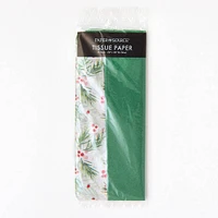 Holiday Sprigs and Greens Tissue Paper