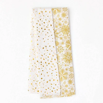 Assorted Gold Holiday Tissue Paper