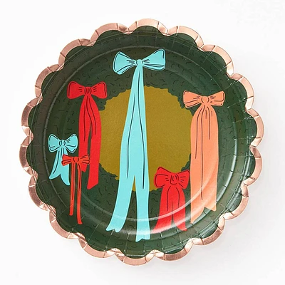 Bold Christmas Wreath Large Plates