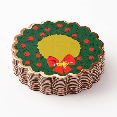 Colorful Wreath Coasters