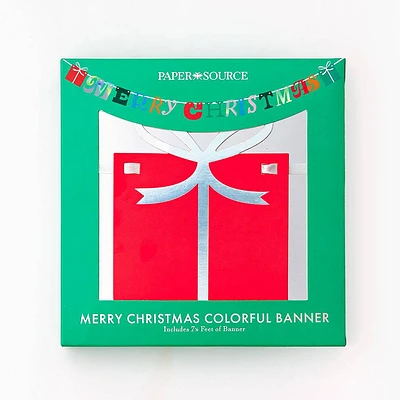 Merry Christmas Colorful Banner