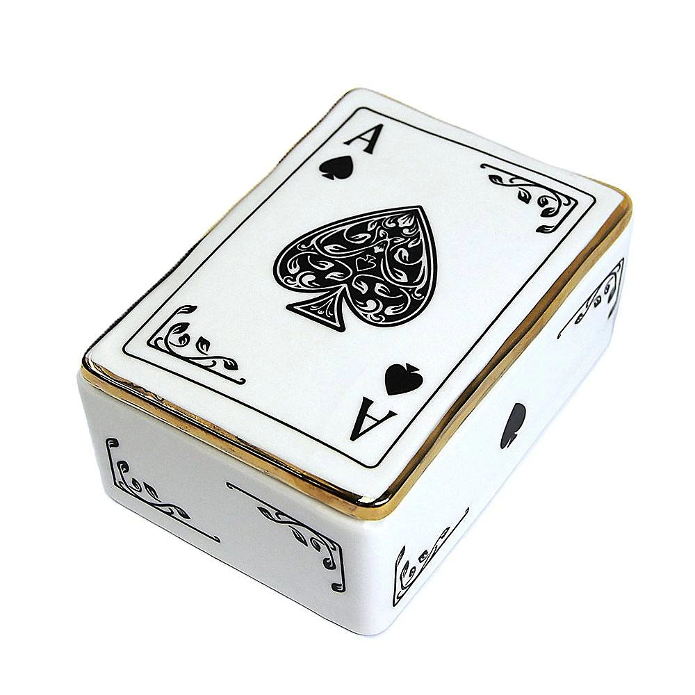 Playing Card Lidded Trinket Dish