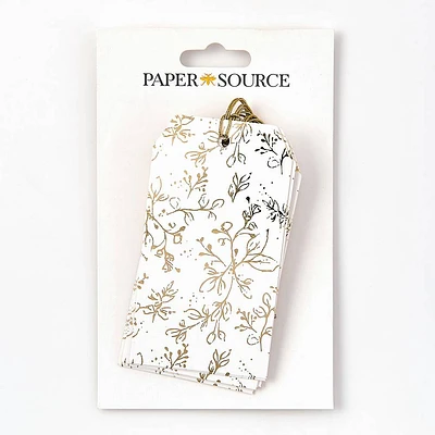 Gold Ditsy Floral Gift Tags