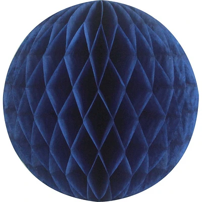 Navy Paper Honeycomb Sphere