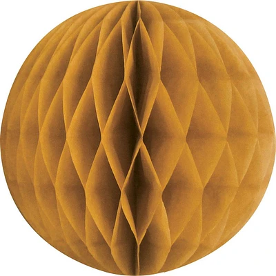 Gold Paper Honeycomb Sphere