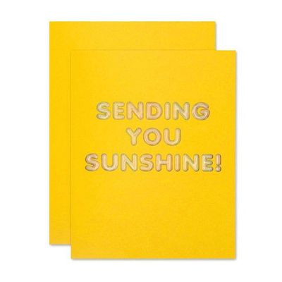 Sending You Sunshine Greeting Card