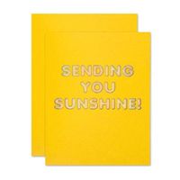 Sending You Sunshine Greeting Card