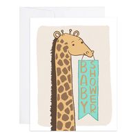 Giraffe Baby Shower Card