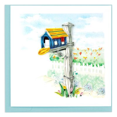 Quilling Happy Mailbox Greeting Card