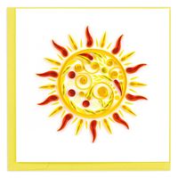 Quilling Sun Greeting Card