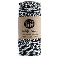 Natural & Black Cotton Baker's Twine