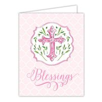 Pink Blessings Greeting Card