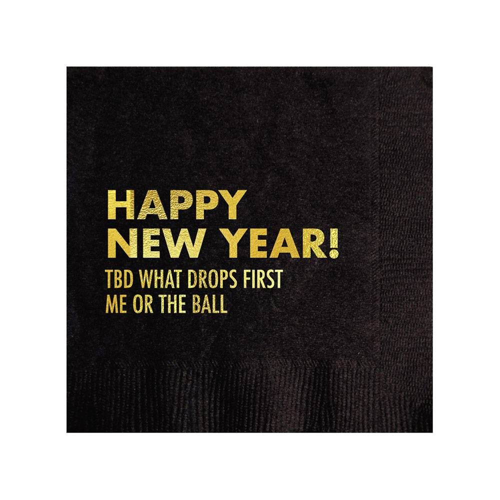 Ball Drop Cocktail Napkins