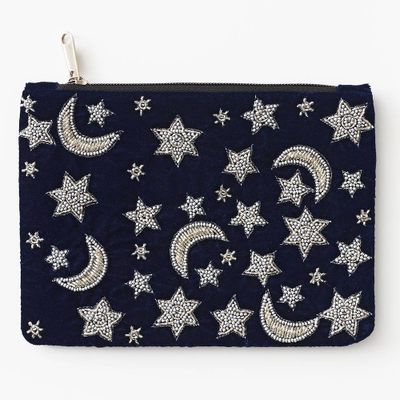 Celestial Beaded Pouch