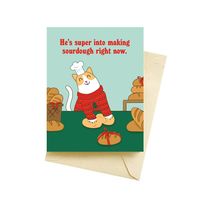 Baker Cat Holiday Card