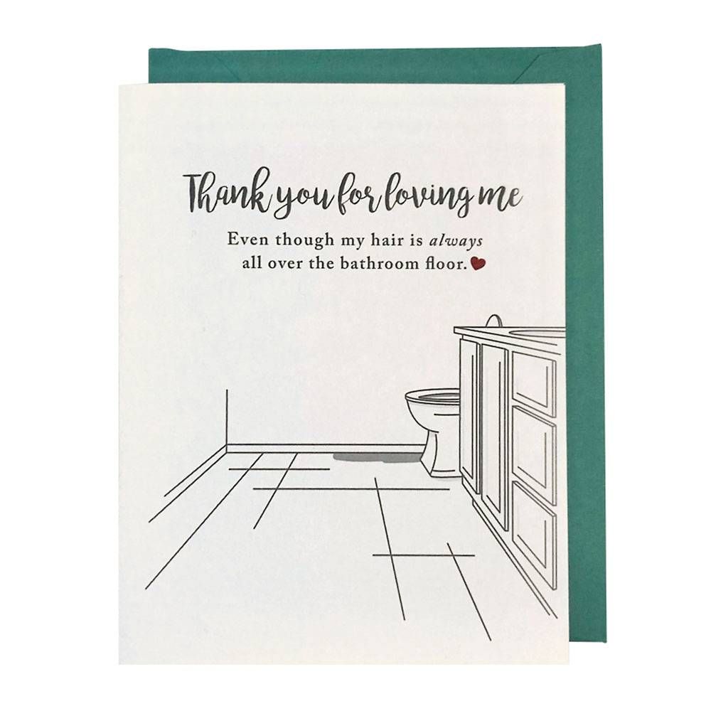 Hair On The Floor Love Card