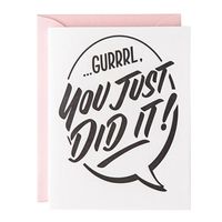 You Did It Congratulations Card