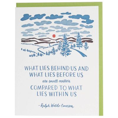 What Lies Within Us Greeting Card