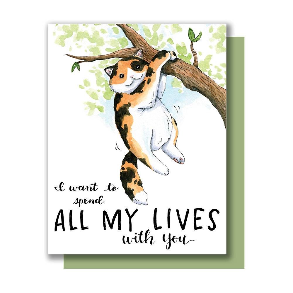 Spend All My Lives Anniversary Card