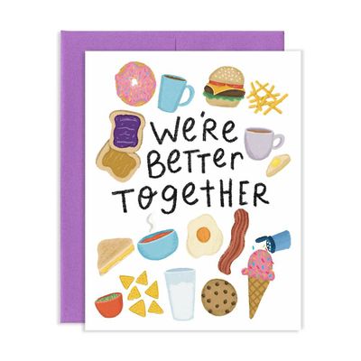 We're Better Together Love Card