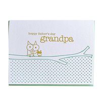 Wise Owl Grandpa Father's Day Card