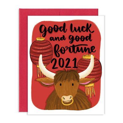 Good Luck & Good Fortune Lunar New Year Card